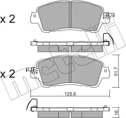 Metelli 22-1085-0 - Масляний фільтр autocars.com.ua