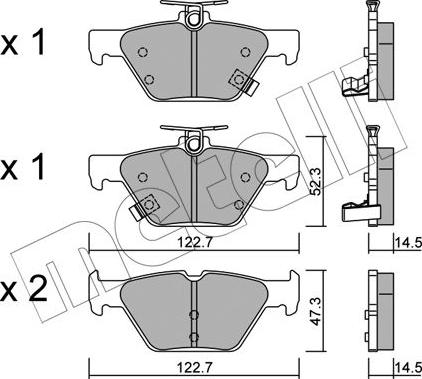 Metelli 22-1087-0 - Масляный фильтр avtokuzovplus.com.ua