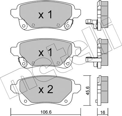 Metelli 22-1112-1 - Масляний фільтр autocars.com.ua