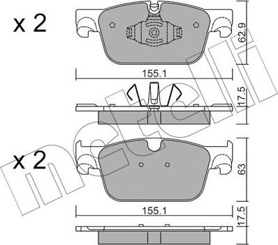 Metelli 22-1119-0 - Масляний фільтр autocars.com.ua