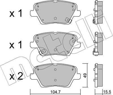 Metelli 22-1243-0 - Масляный фильтр avtokuzovplus.com.ua