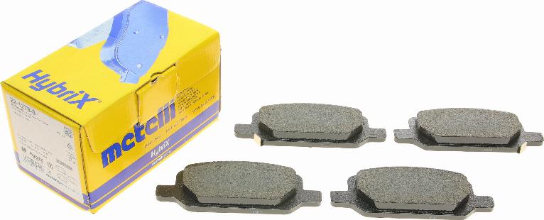 Metelli 22-1278-0 - Гальмівні колодки, дискові гальма autocars.com.ua