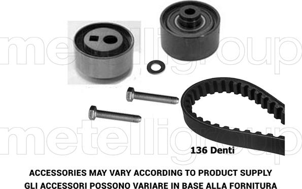 Metelli 29-0069 - Комплект ремня ГРМ autodnr.net