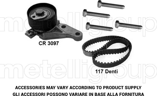 Metelli 29-0072 - Комплект ремня ГРМ autodnr.net