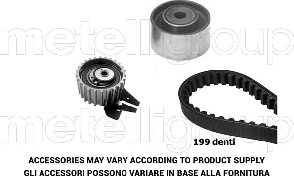 Metelli 29-0080 - Комплект ременя ГРМ autocars.com.ua