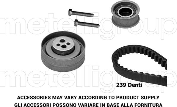 Metelli 29-0102 - Комплект ременя ГРМ autocars.com.ua