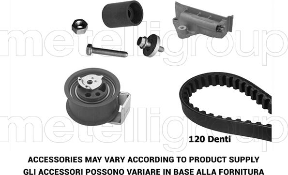 Metelli 29-0162 - Комплект ременя ГРМ autocars.com.ua