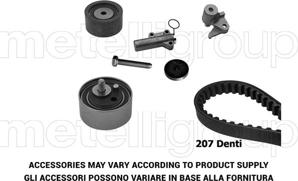 Metelli 29-0165 - Комплект ремня ГРМ avtokuzovplus.com.ua