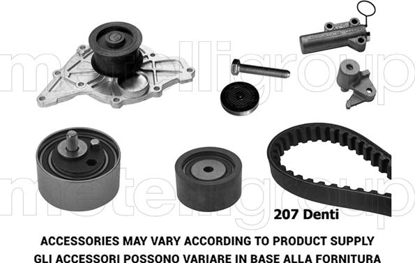 Metelli 29-0173 - Комплект ремня ГРМ avtokuzovplus.com.ua