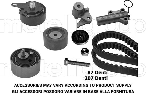 Metelli 29-0263 - Комплект ременя ГРМ autocars.com.ua