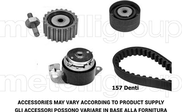 Metelli 29-0363 - Комплект ременя ГРМ autocars.com.ua