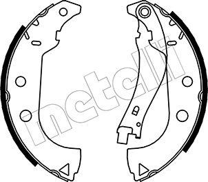 Metelli 53-0087 - Комплект тормозных колодок, барабанные avtokuzovplus.com.ua