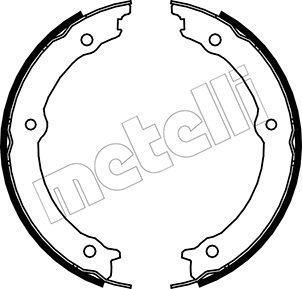Metelli 53-0164 - Комплект тормозов, ручник, парковка autodnr.net