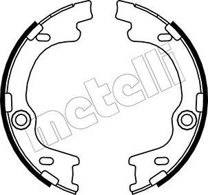 Metelli 53-0185 - Комплект тормозов, ручник, парковка autodnr.net
