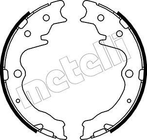 Metelli 53-0228 - Комплект гальм, ручник, парковка autocars.com.ua