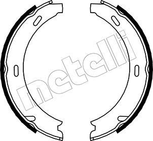 Metelli 53-0233 - Комплект гальм, ручник, парковка autocars.com.ua