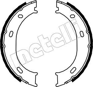 Metelli 53-0239 - Комплект тормозов, ручник, парковка autodnr.net