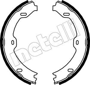 Metelli 53-0243 - Комплект тормозов, ручник, парковка avtokuzovplus.com.ua