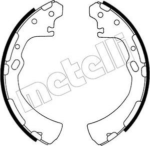 Metelli 53-0279 - Комплект тормозных колодок, барабанные avtokuzovplus.com.ua