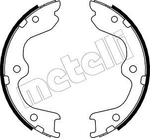 Metelli 53-0294 - Комплект тормозов, ручник, парковка autodnr.net