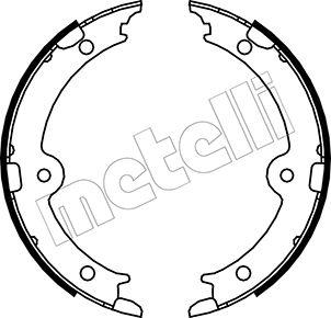 Metelli 53-0449 - Комплект гальм, ручник, парковка autocars.com.ua