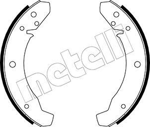 Metelli 53-0458 - Комплект гальм, барабанний механізм autocars.com.ua