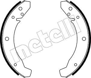 Metelli 53-0459 - Комплект гальм, барабанний механізм autocars.com.ua