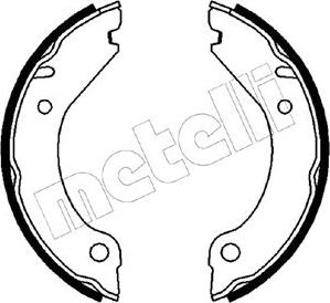 Metelli 53-0473 - Комплект тормозов, ручник, парковка avtokuzovplus.com.ua