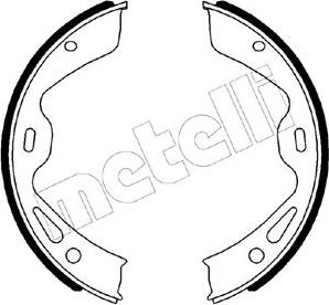 Metelli 53-0511 - Комплект тормозов, ручник, парковка autodnr.net