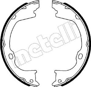 Metelli 53-0515 - Комплект тормозов, ручник, парковка autodnr.net
