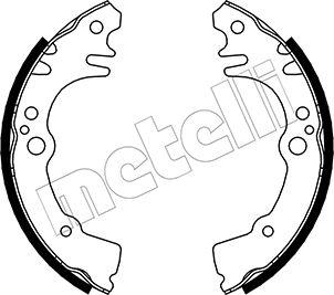 Metelli 53-0547 - Комплект тормозных колодок, барабанные avtokuzovplus.com.ua