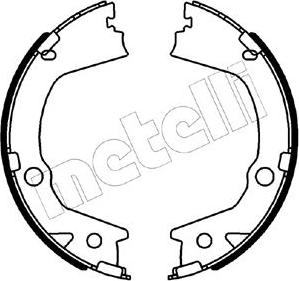 Metelli 53-0562 - Комплект тормозов, ручник, парковка avtokuzovplus.com.ua