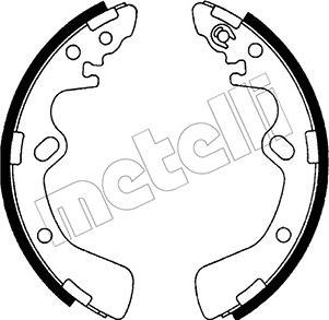 Metelli 53-0580 - Комплект гальм, барабанний механізм autocars.com.ua