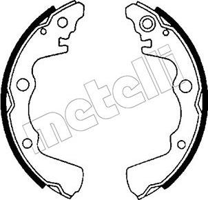 Metelli 53-0627 - Комплект гальм, барабанний механізм autocars.com.ua