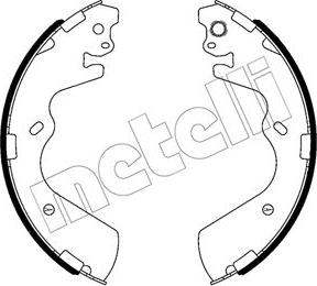 Metelli 53-0654 - Комплект гальм, барабанний механізм autocars.com.ua