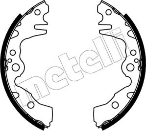 Metelli 53-0724 - Комплект гальм, барабанний механізм autocars.com.ua