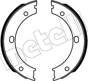 Metelli 53-0746 - Комплект тормозов, ручник, парковка autodnr.net