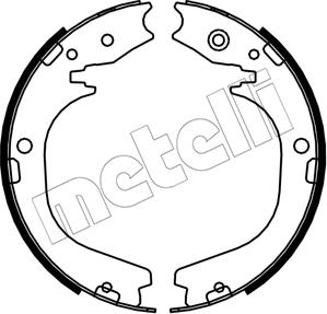 Metelli 53-0754 - Комплект тормозов, ручник, парковка avtokuzovplus.com.ua