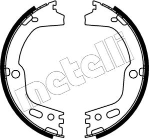 Metelli 53-0756 - Комплект гальм, ручник, парковка autocars.com.ua