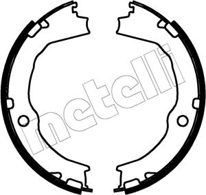 Metelli 53-0767 - Комплект гальм, ручник, парковка autocars.com.ua