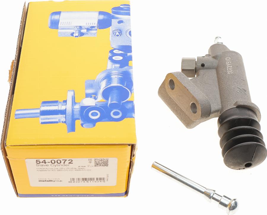 Metelli 54-0072 - Робочий циліндр, система зчеплення autocars.com.ua