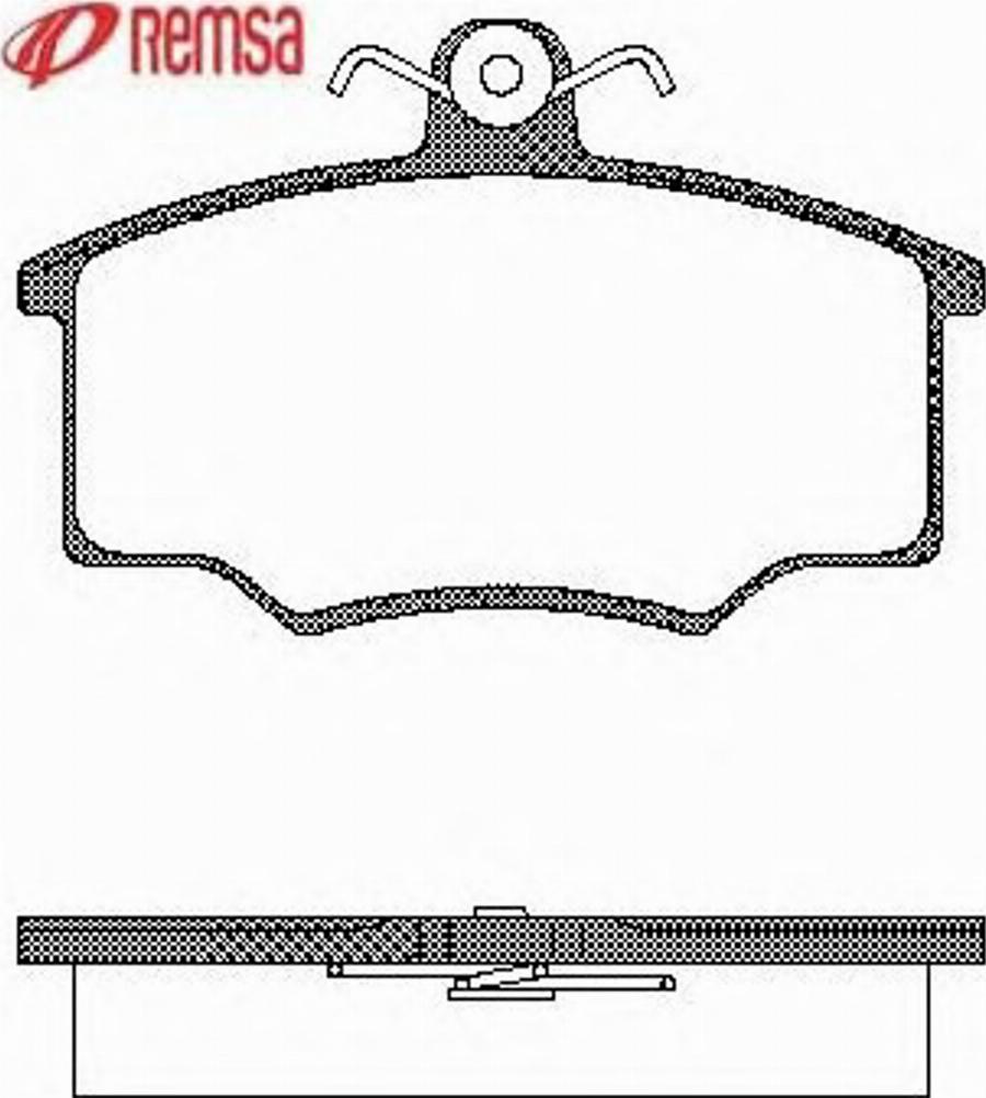 Metzger 004600 - Тормозные колодки, дисковые, комплект autodnr.net