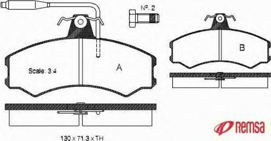 Metzger 014302 - Тормозные колодки, дисковые, комплект avtokuzovplus.com.ua