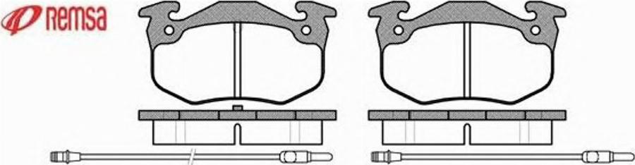 Metzger 014423 - Тормозные колодки, дисковые, комплект avtokuzovplus.com.ua