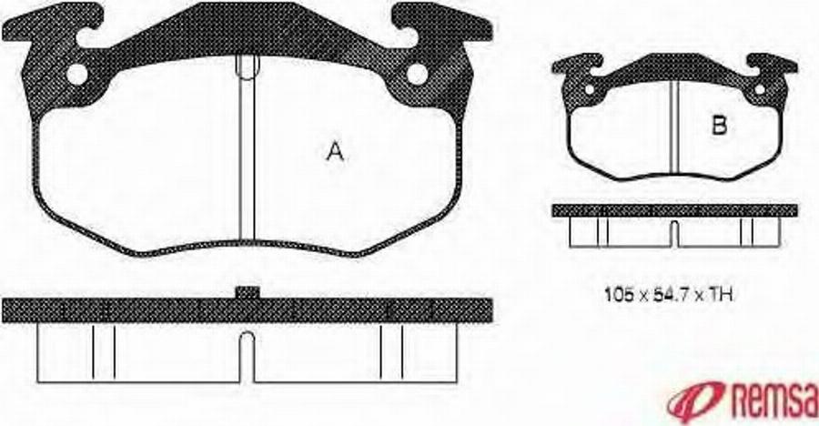 Metzger 014450 - Тормозные колодки, дисковые, комплект avtokuzovplus.com.ua