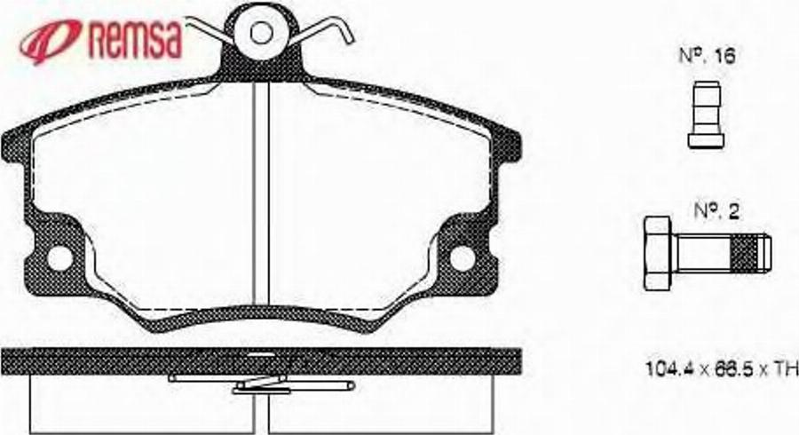 Metzger 014614 - Тормозные колодки, дисковые, комплект autodnr.net