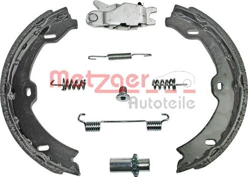 Metzger 0152015 - Комплект гальм, ручник, парковка autocars.com.ua