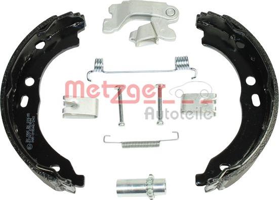 Metzger 0152020 - Комплект тормозов, ручник, парковка avtokuzovplus.com.ua