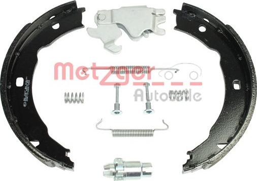 Metzger 0152022 - Комплект гальм, ручник, парковка autocars.com.ua