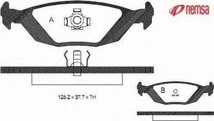 Metzger 015520 - Тормозные колодки, дисковые, комплект autodnr.net